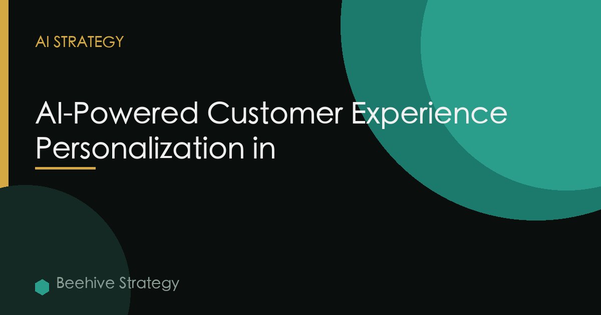 Ai Telecom Customer Experience Personalization