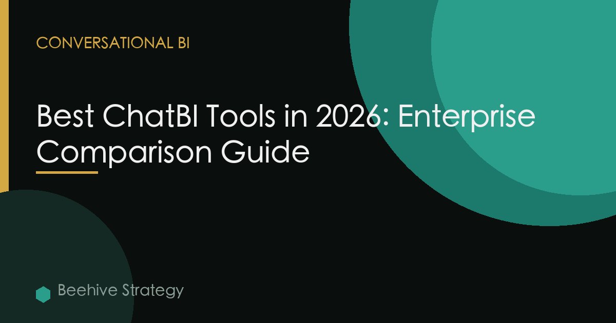 Best ChatBI Tools in 2026: Enterprise Comparison Guide