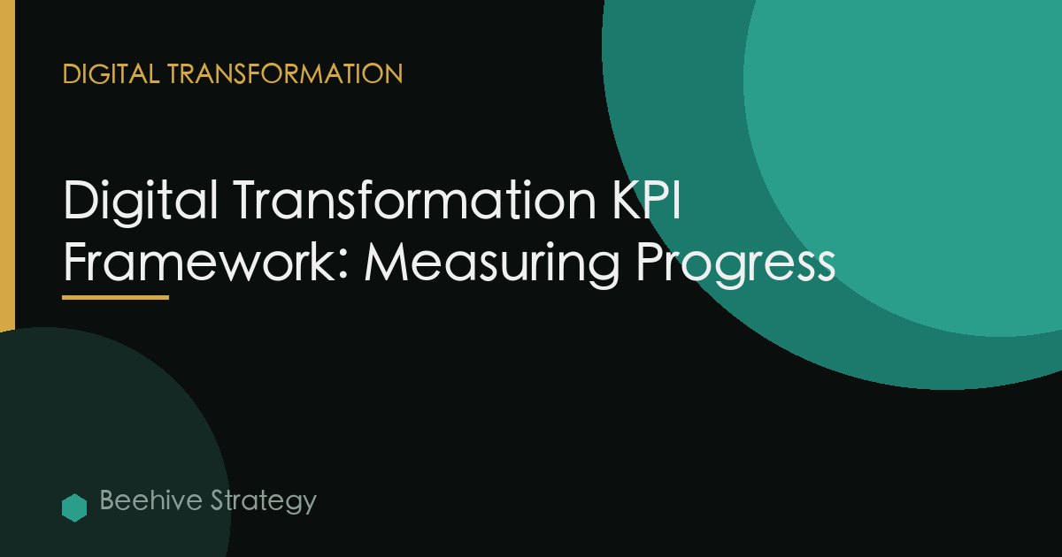Digital Transformation KPI Framework: Measuring Progress