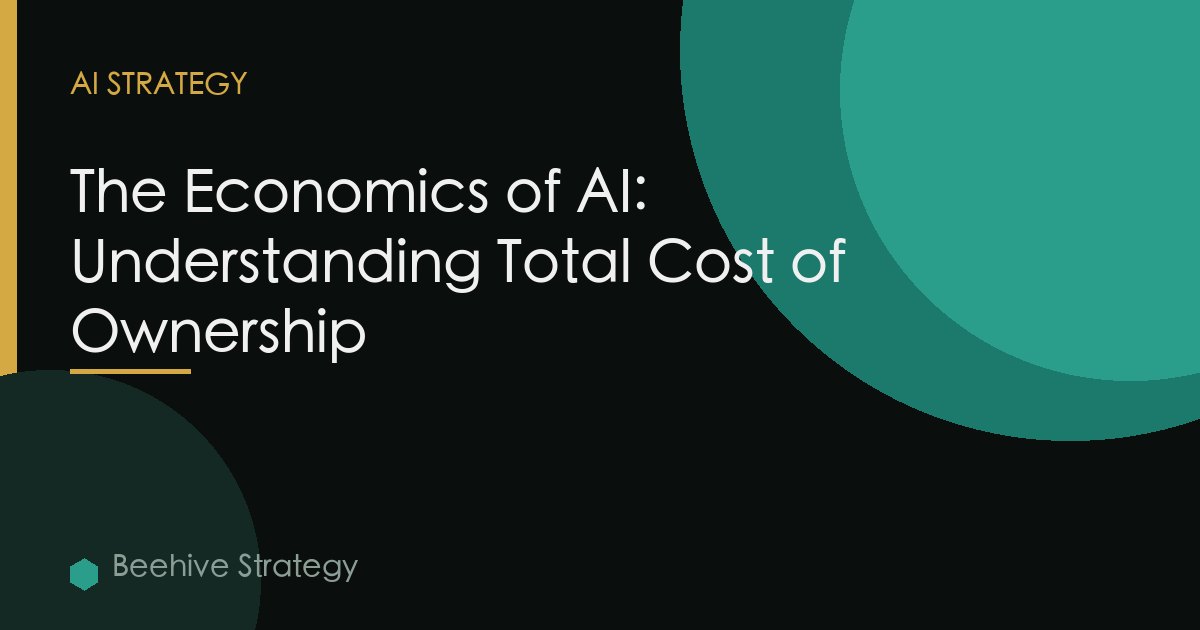 Economics Of Ai Total Cost Ownership