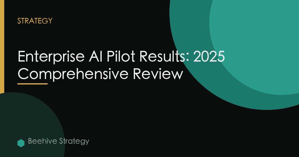 Enterprise AI Pilot Results: 2025 Comprehensive Review