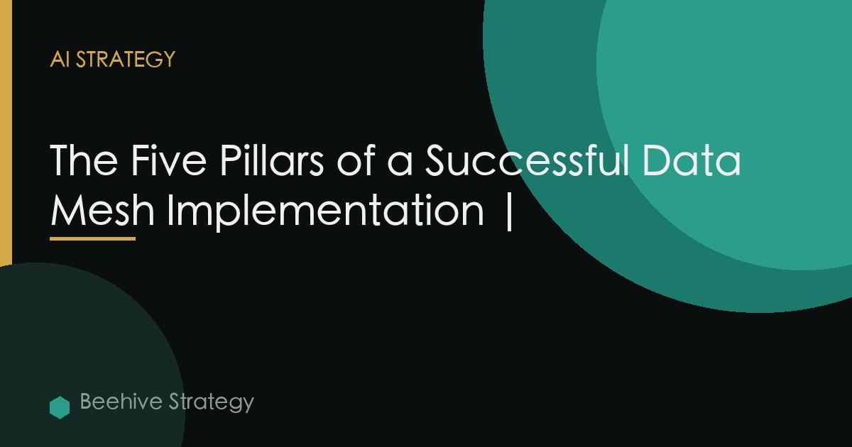 Five Pillars Data Mesh Implementation