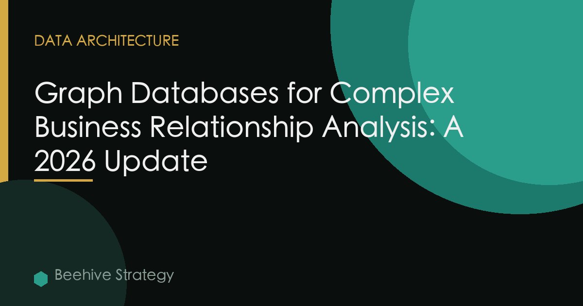 Graph Databases for Complex Business Relationship Analysis: A 2026 Update