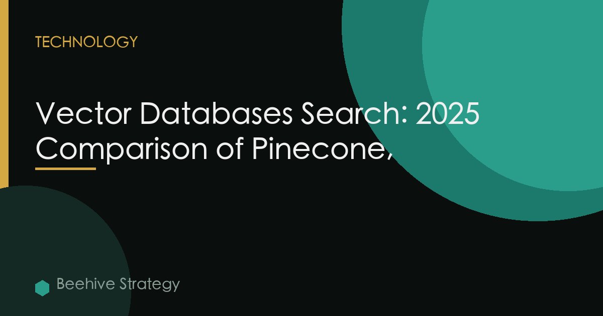 Vector Databases Search: 2025 Comparison of Pinecone,