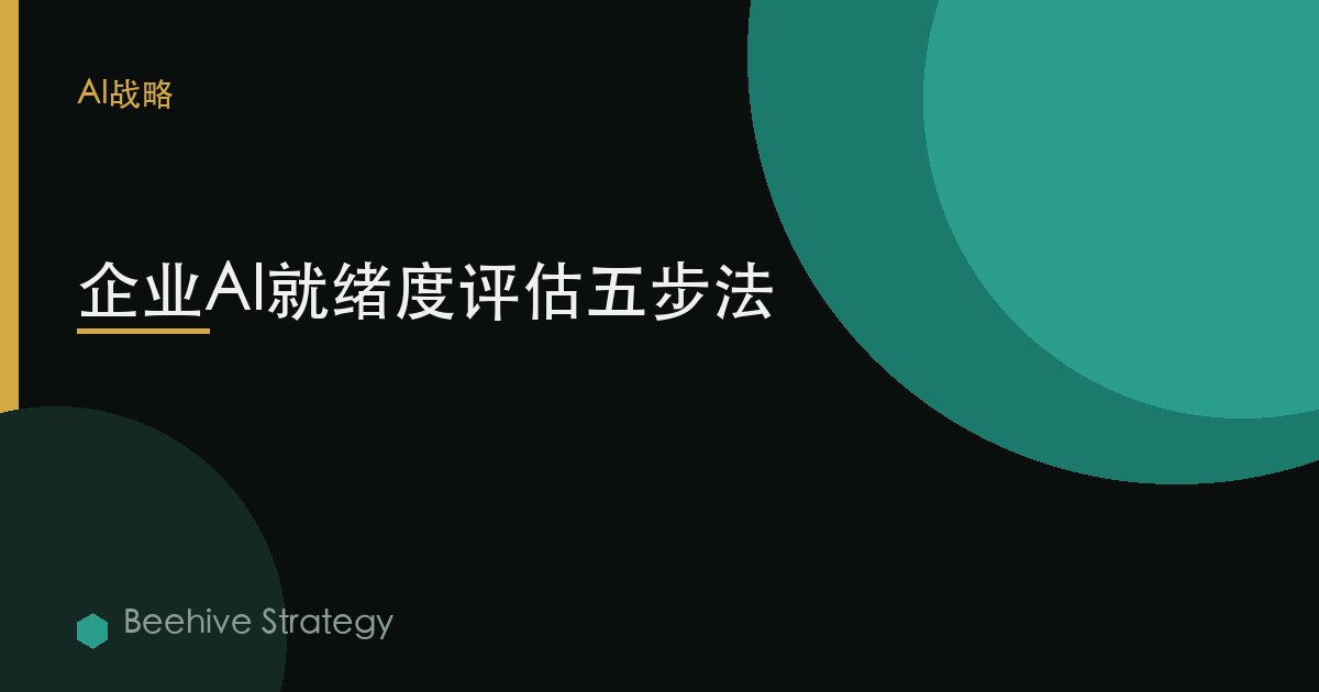 企業AI就緒度評估五步法