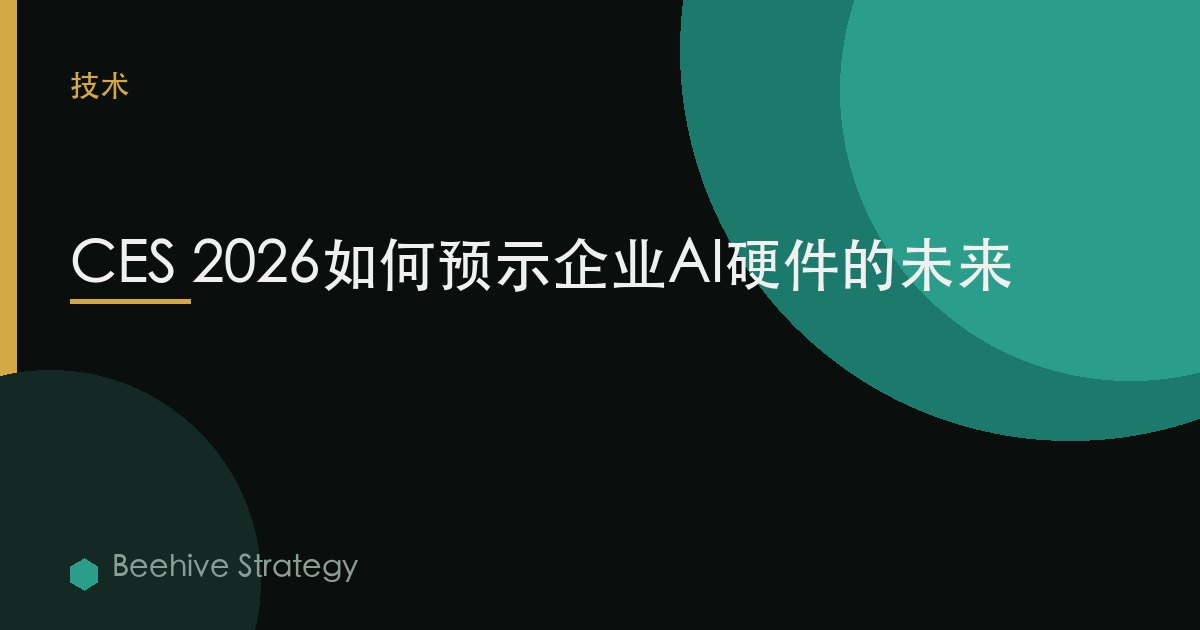CES 2026如何預示企業AI硬件的未來