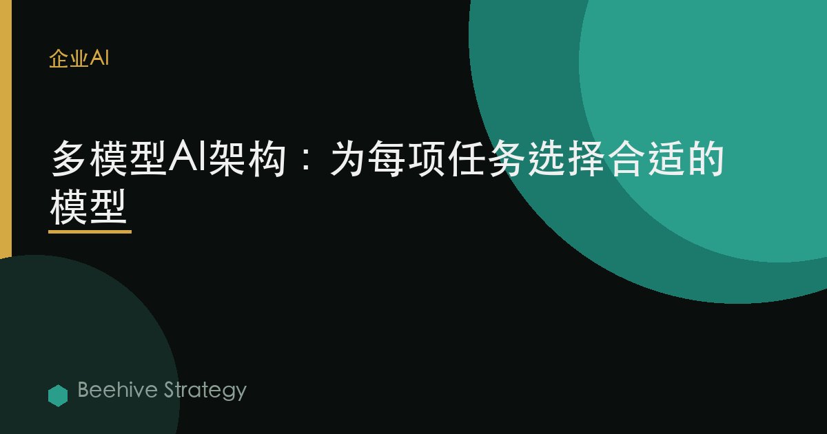multi-模型 AI 架構：2026年企業實踐指南 | 蜂啓諮詢